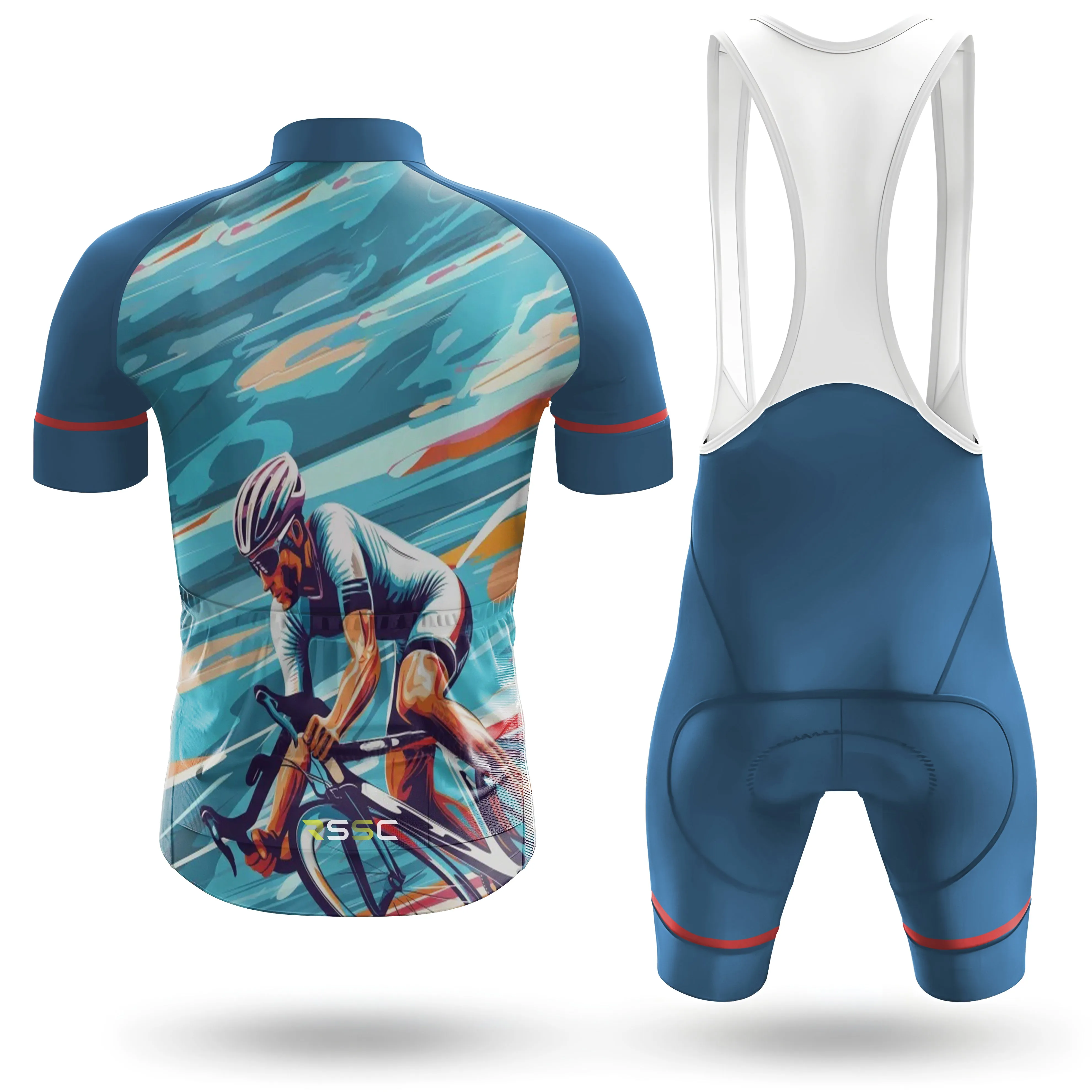 Vibrant Bike Men's Cycling Kit sold by RSSC Sports product image thumbnail 2