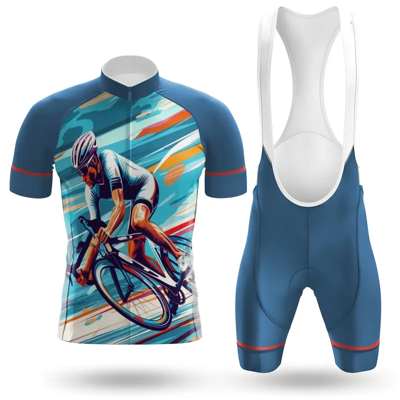 Vibrant Bike Men's Cycling Kit made by RSSC Sports