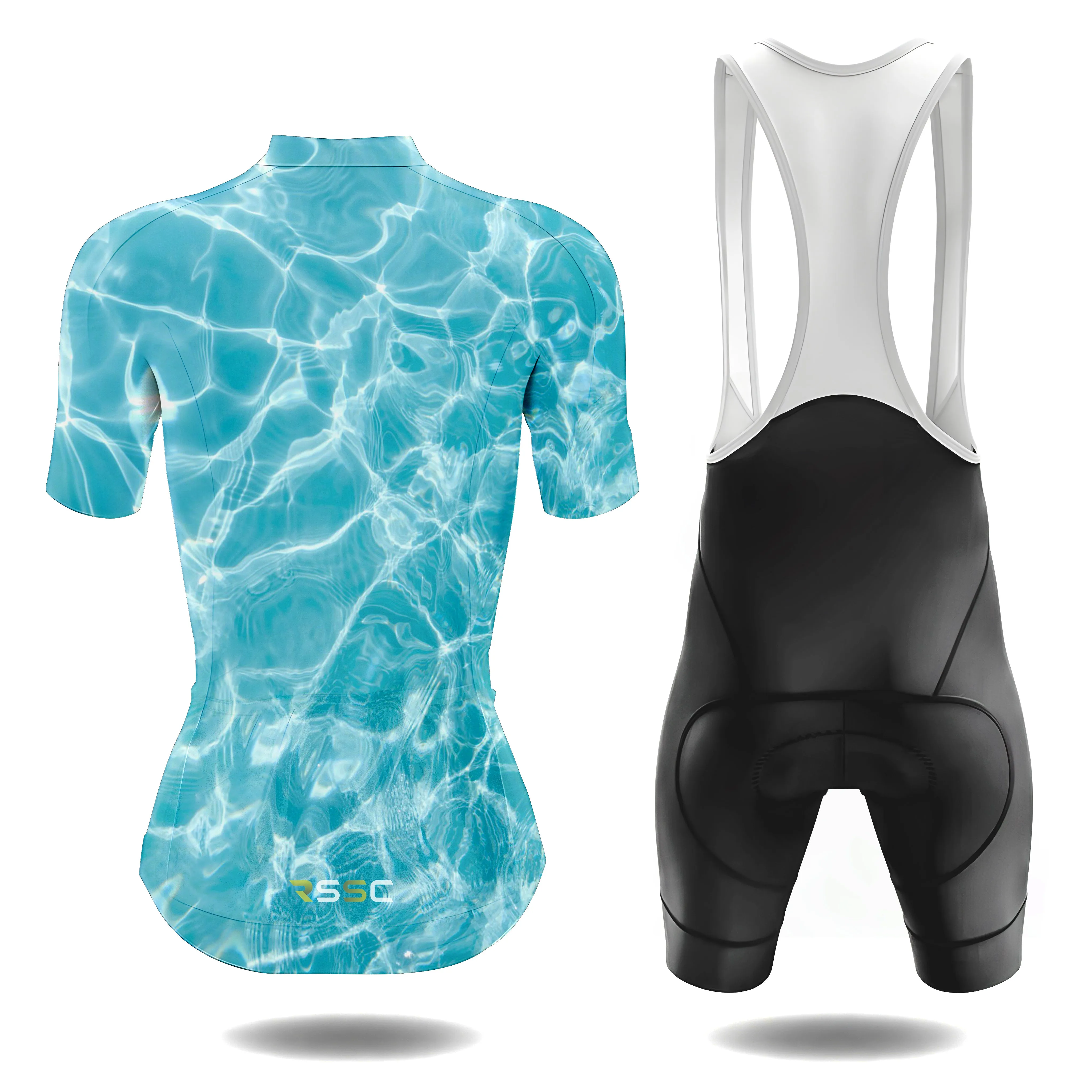 Water Surface Texture Women's Short Sleeve Cycling Kit sold by RSSC Sports product image thumbnail 2