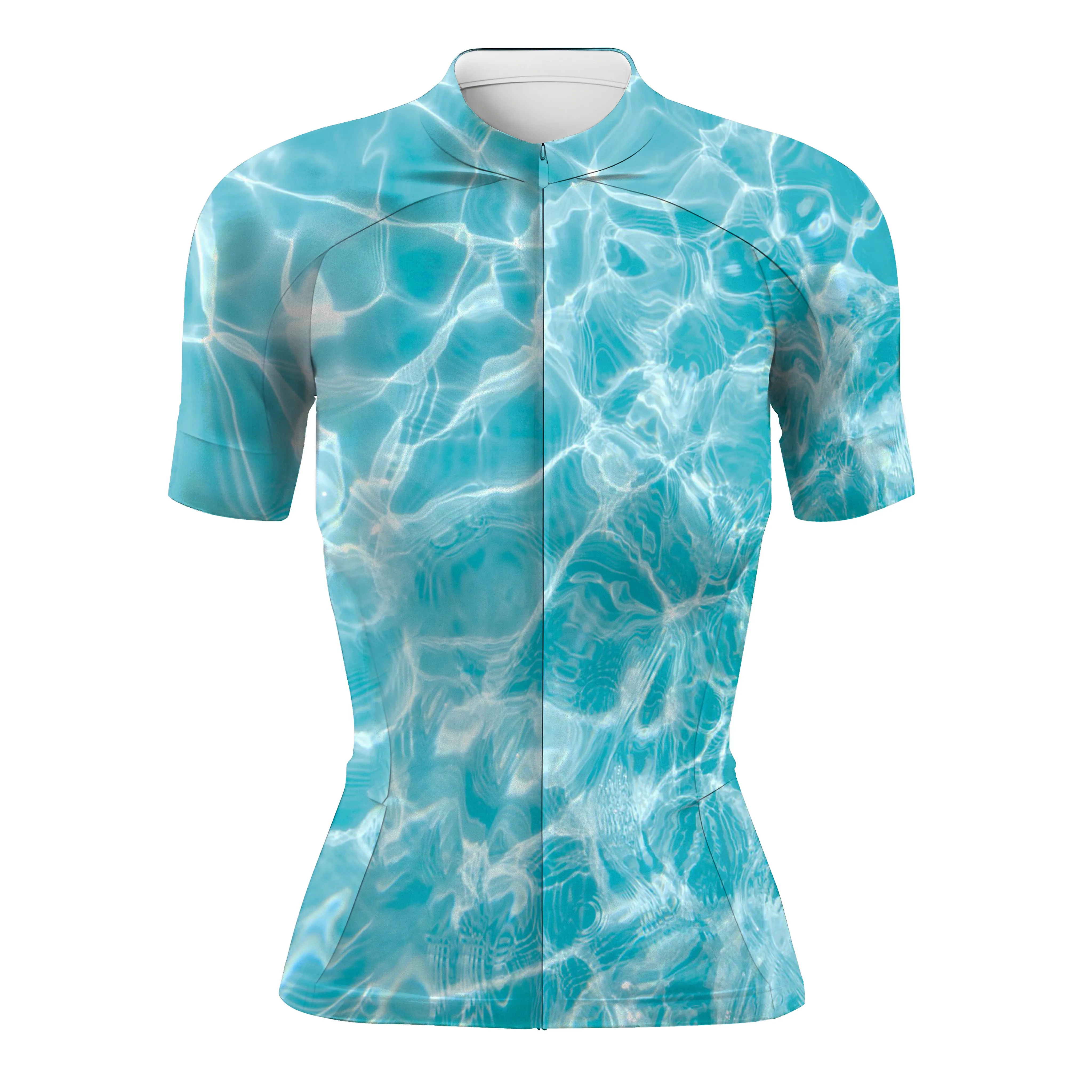 Water Surface Texture Women's Short Sleeve Cycling Kit sold by RSSC Sports product image thumbnail 3