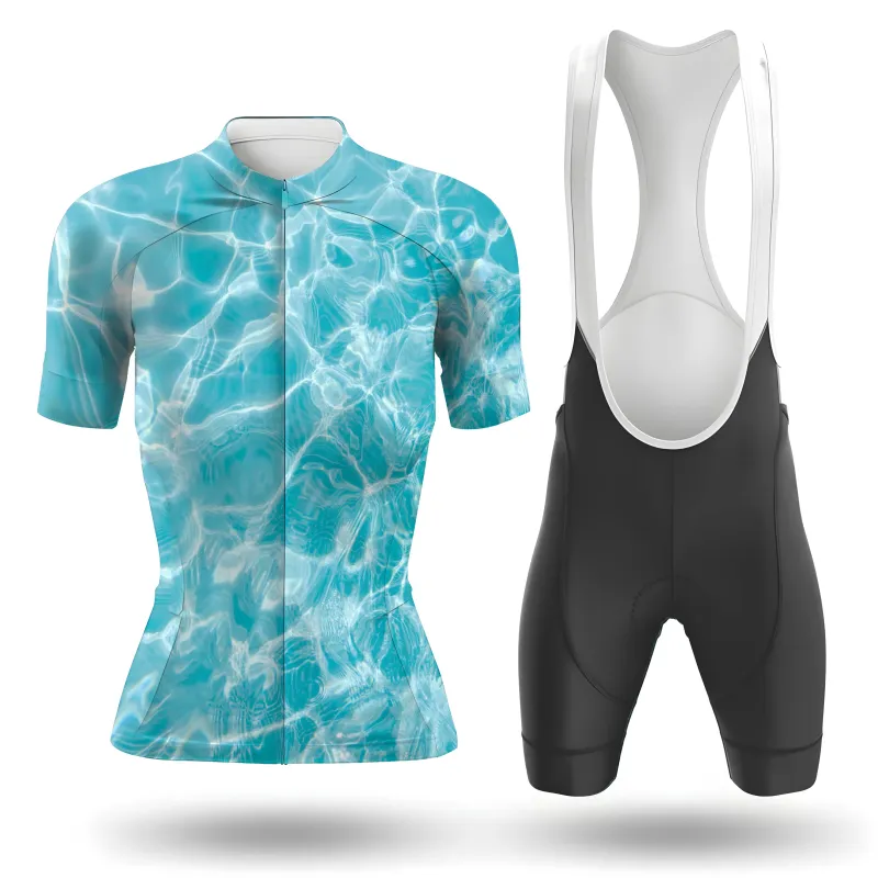 Water Surface Texture Women's Short Sleeve Cycling Kit sold by RSSC Sports