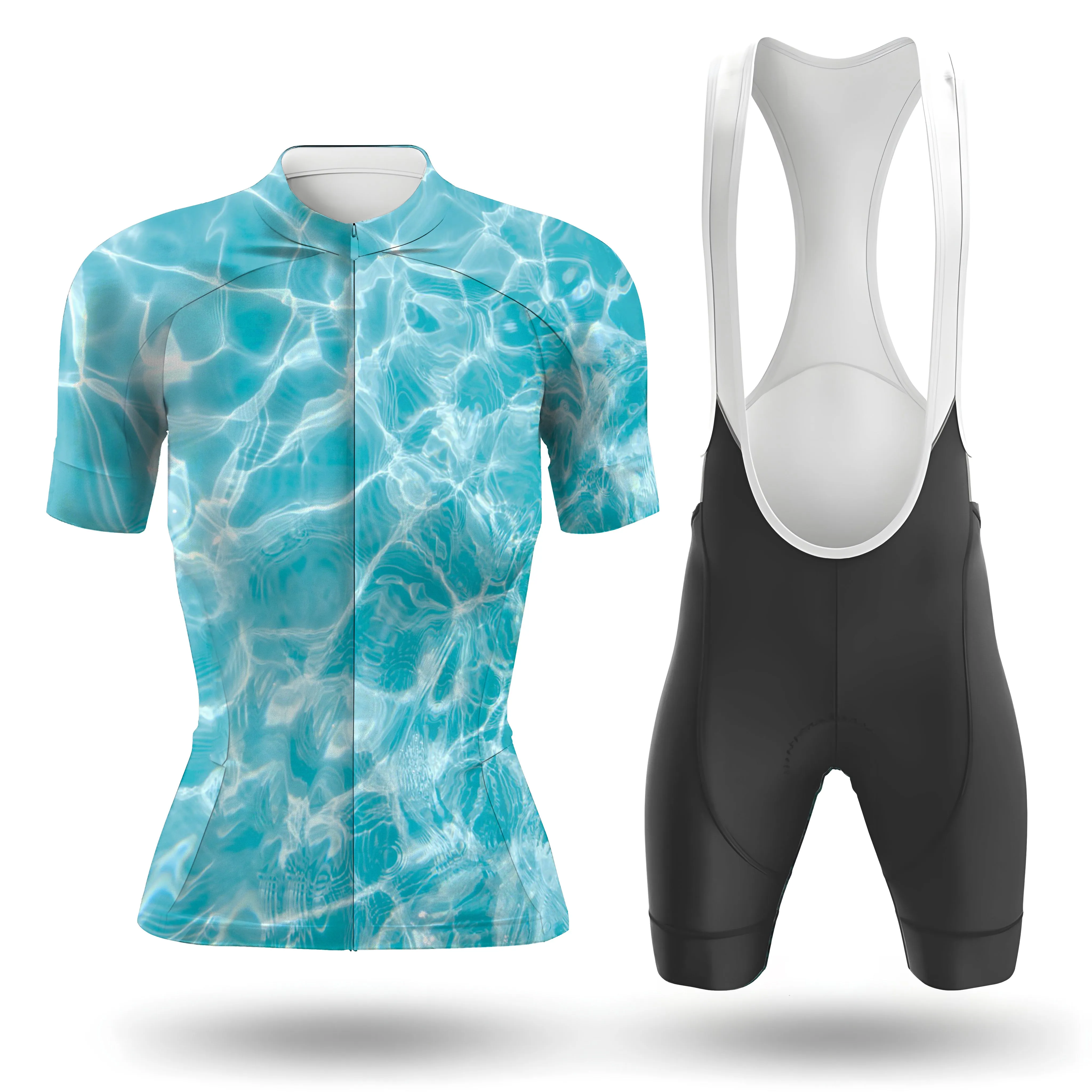Water Surface Texture Women's Short Sleeve Cycling Kit sold by RSSC Sports