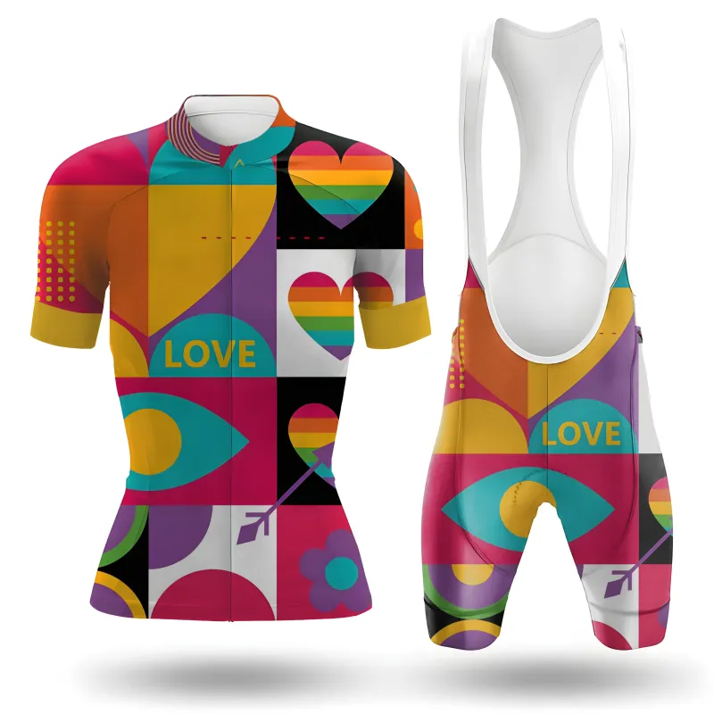 Rainbow Women's Short Sleeve Cycling Kit sold by RSSC Sports