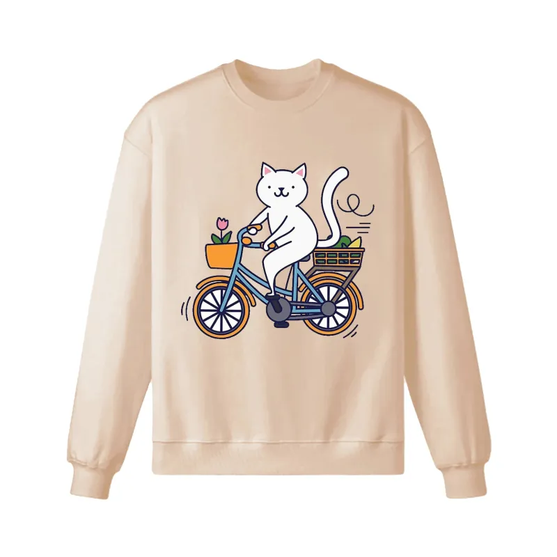 Go Green Ride A Bike Sweatshirt sold by RSSC Sports