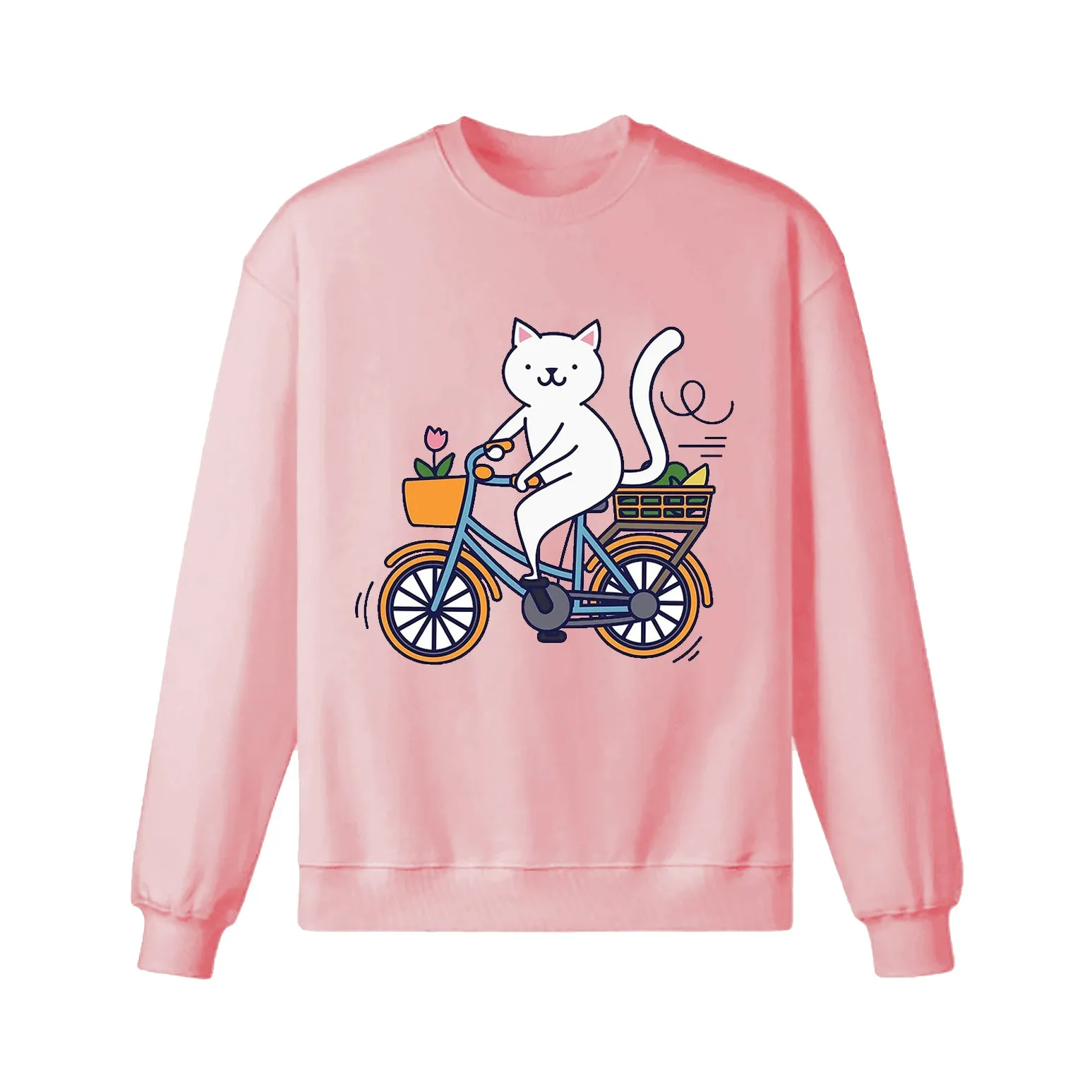 Go Green Ride A Bike Sweatshirt sold by RSSC Sports product image thumbnail 3