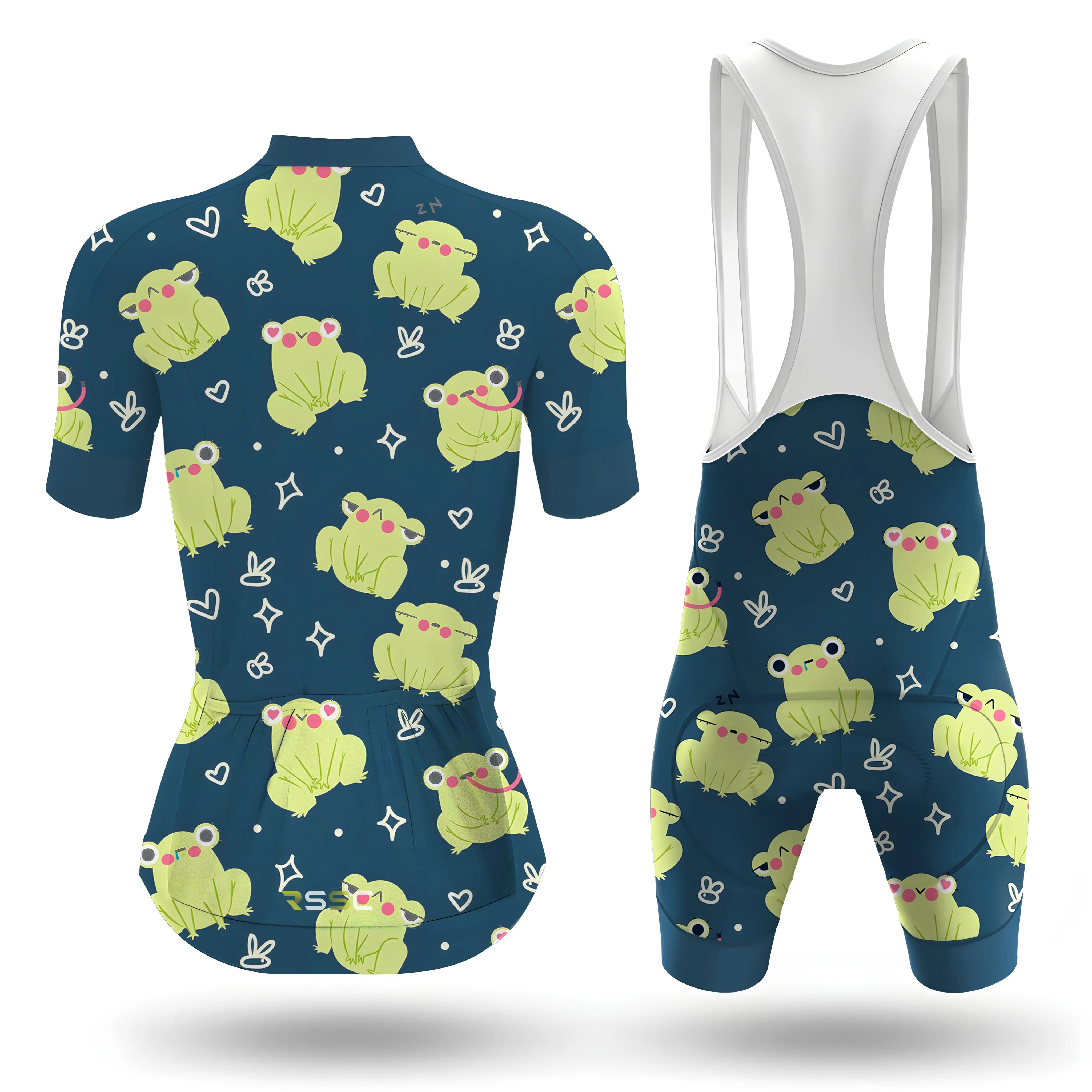 Cute Frog Pet Women's Short Sleeve Cycling Kit sold by RSSC Sports product image thumbnail 2
