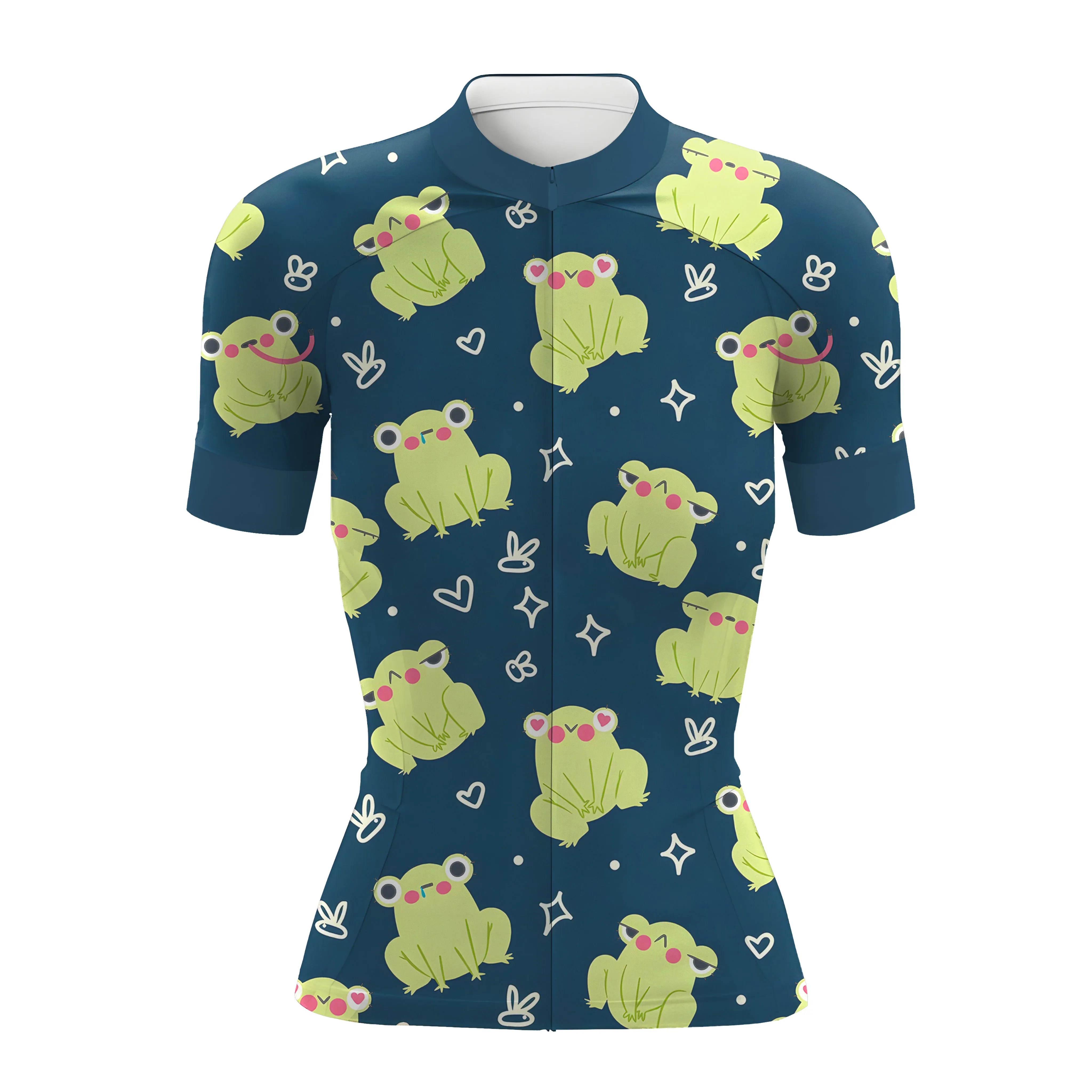 Cute Frog Pet Women's Short Sleeve Cycling Kit sold by RSSC Sports product image thumbnail 3