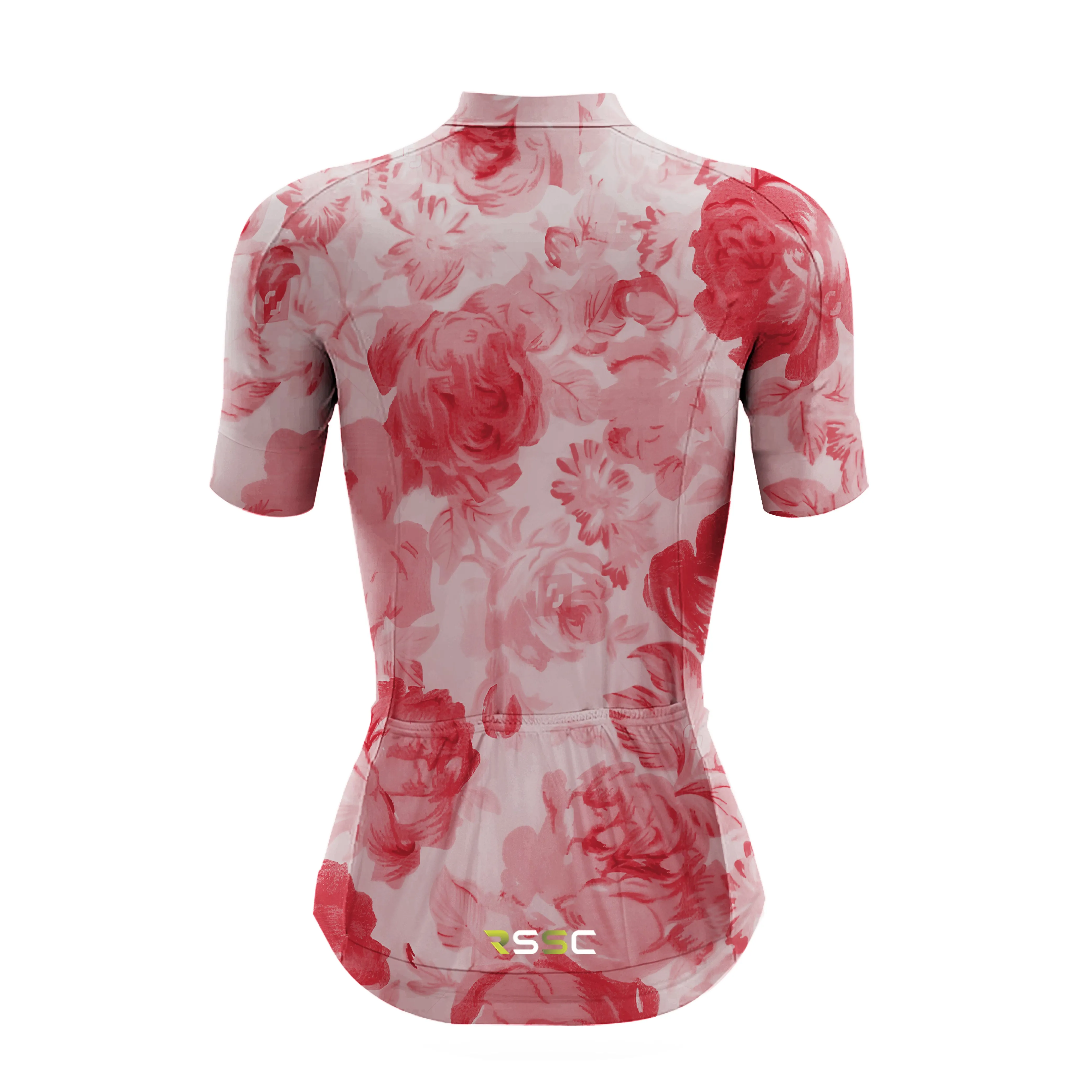 Red Flower Women's Short Sleeve Cycling Kit sold by RSSC Sports product image thumbnail 4