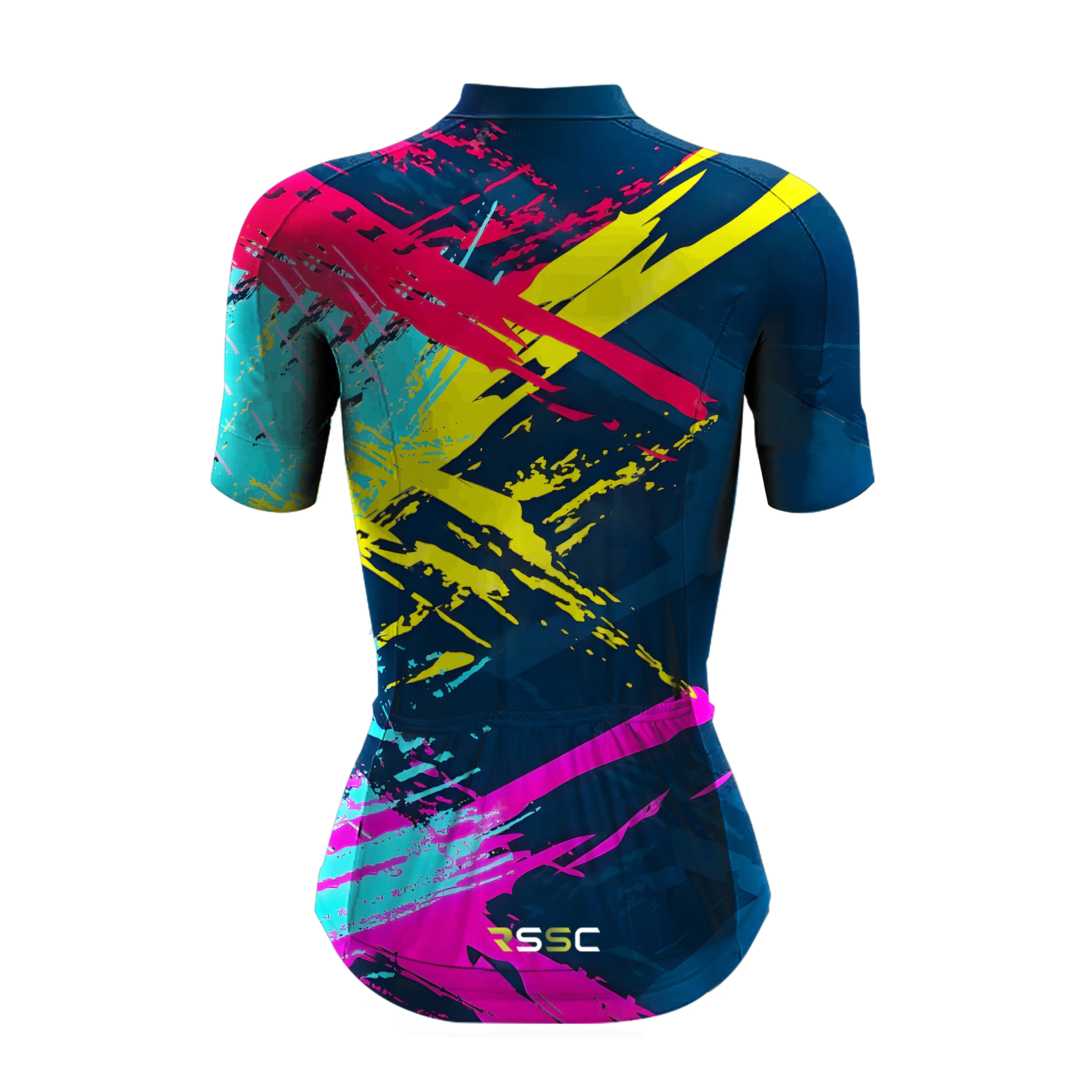 Colorful Abstract Movement Women's Short Sleeve Cycling Kit sold by RSSC Sports product image thumbnail 4