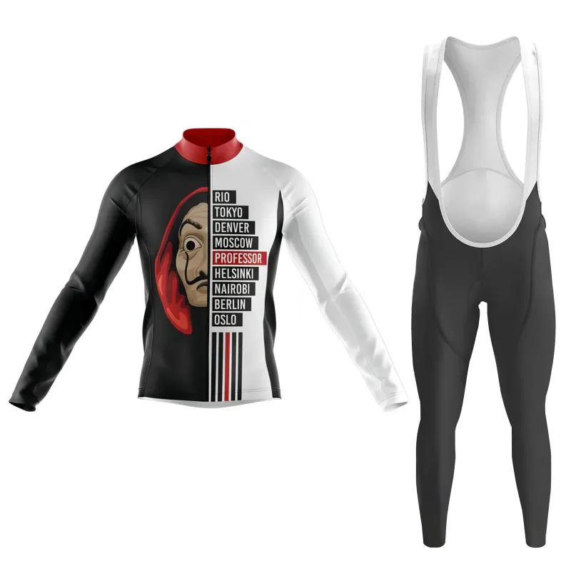 Casa De Papel Men's Long Sleeve Cycling Kit sold by RSSC Sports