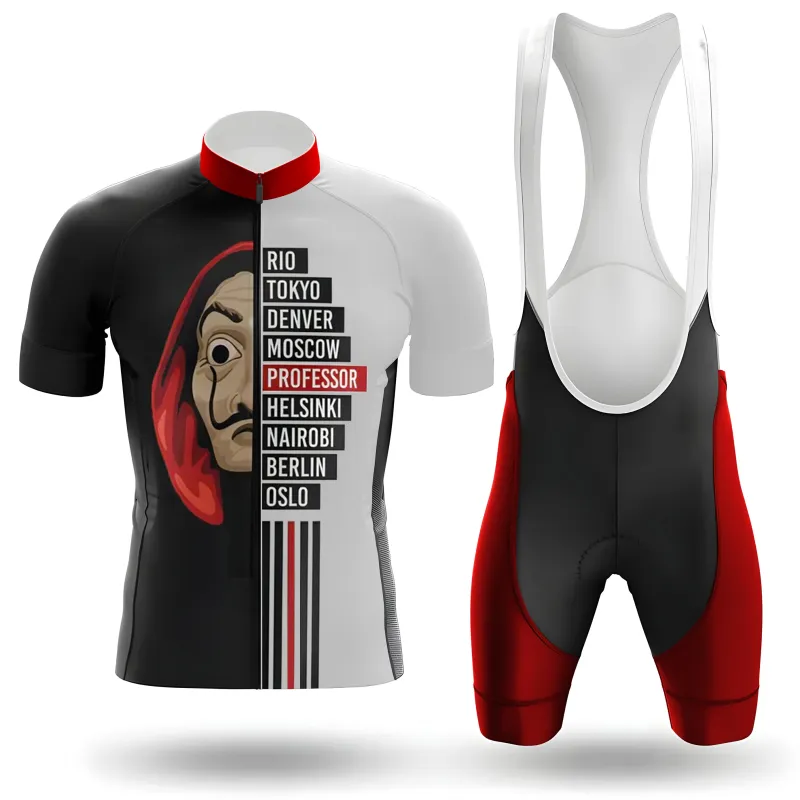 Casa De Papel Men's Cycling Kit made by RSSC Sports