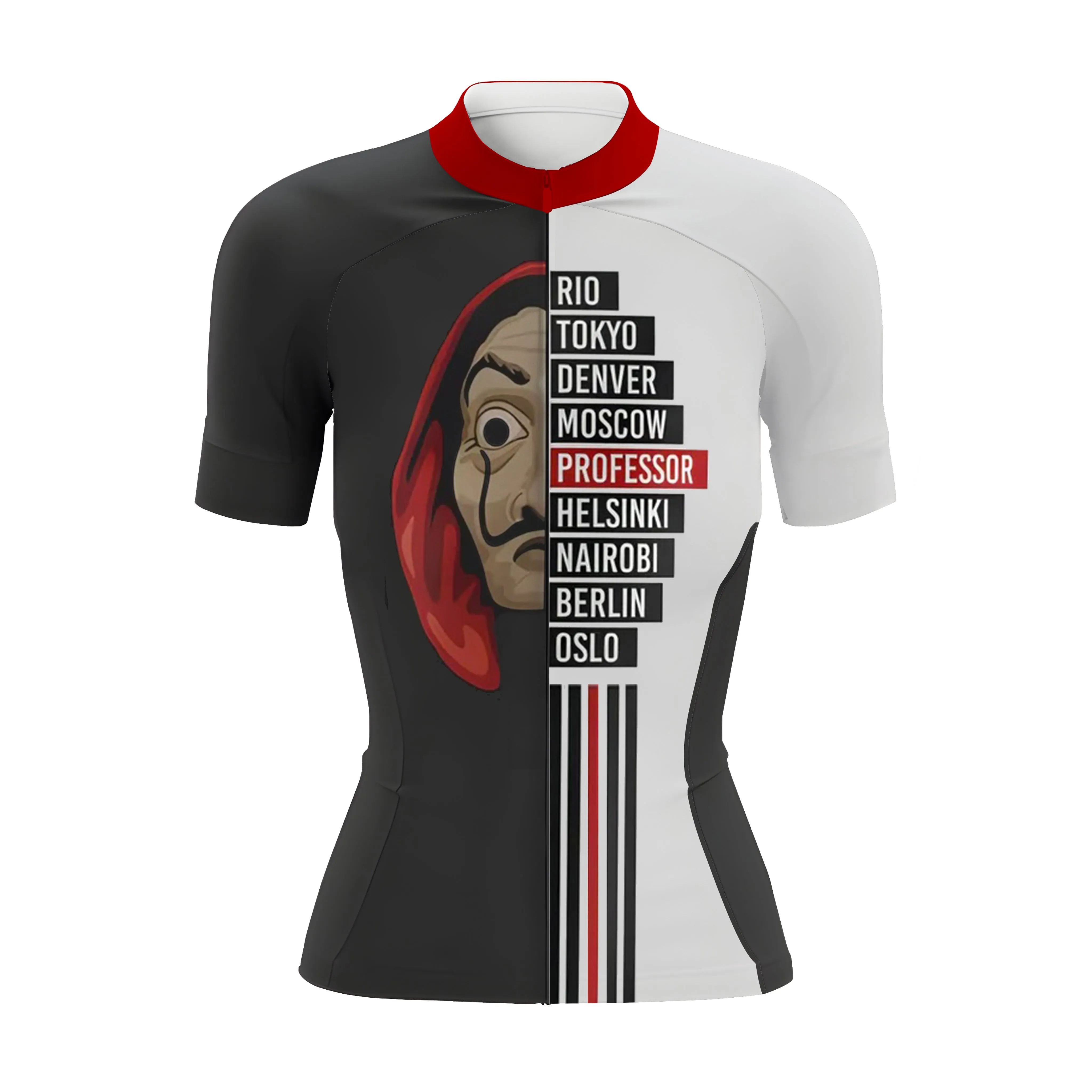 Casa De Papel Women's Short Sleeve Cycling Kit sold by RSSC Sports product image thumbnail 3
