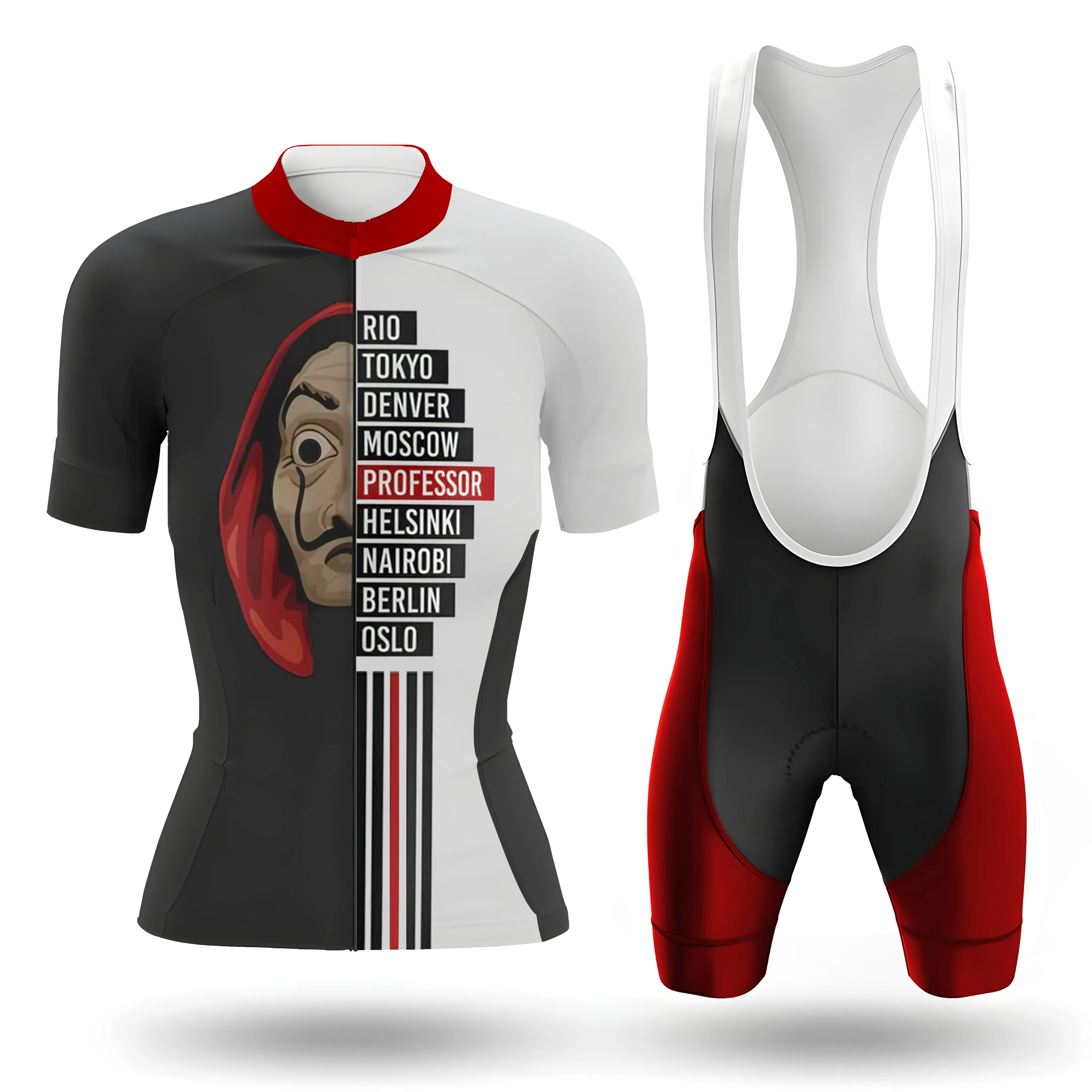 Casa De Papel Women's Short Sleeve Cycling Kit sold by RSSC Sports