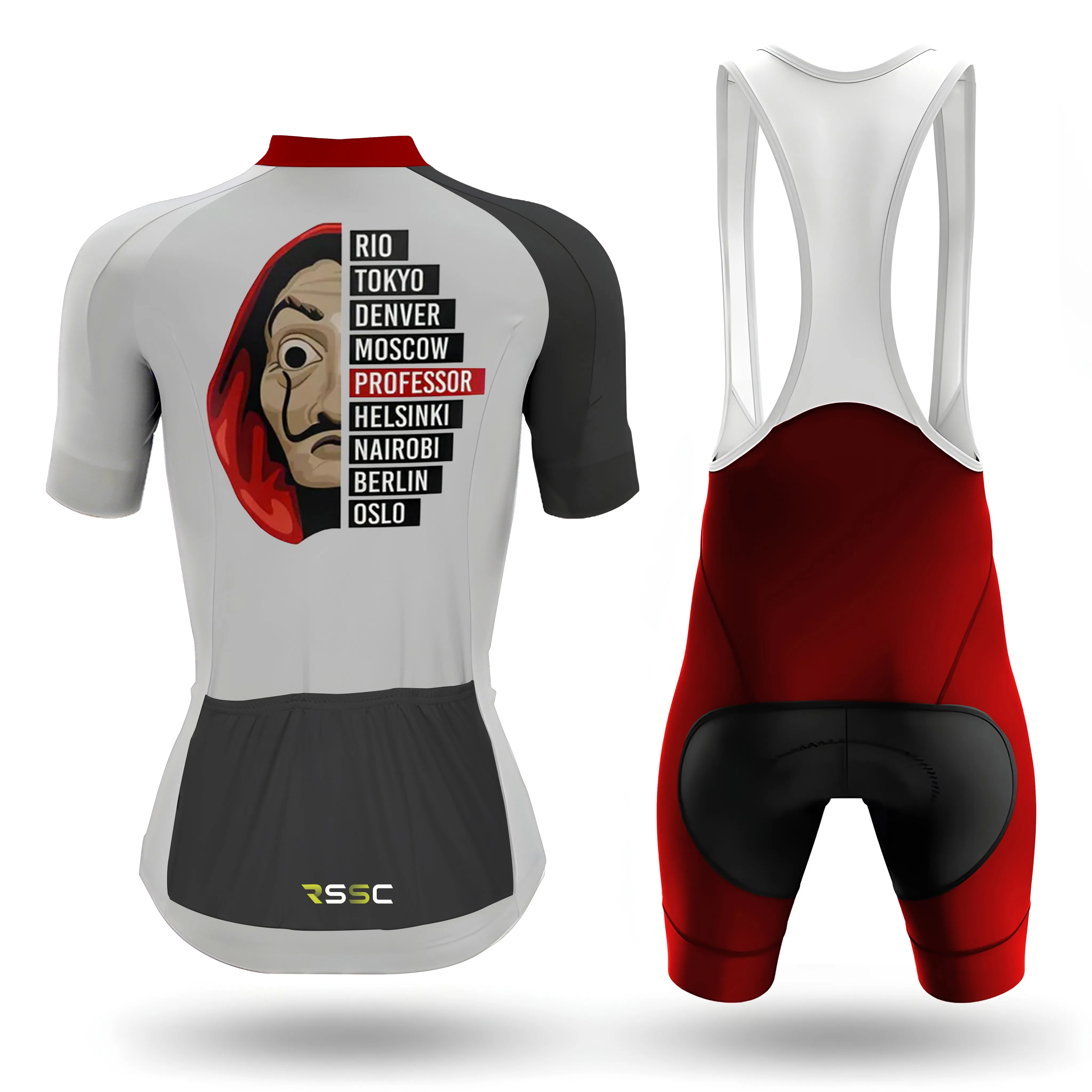 Casa De Papel Women's Short Sleeve Cycling Kit sold by RSSC Sports product image thumbnail 2