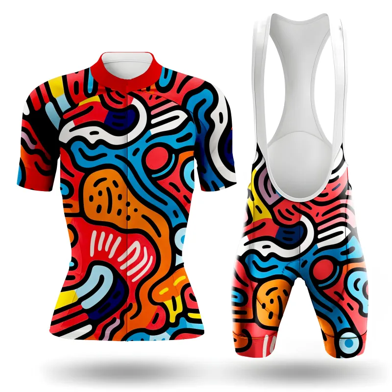 A Series Full Of Characters Women's Short Sleeve Cycling Kit sold by RSSC Sports