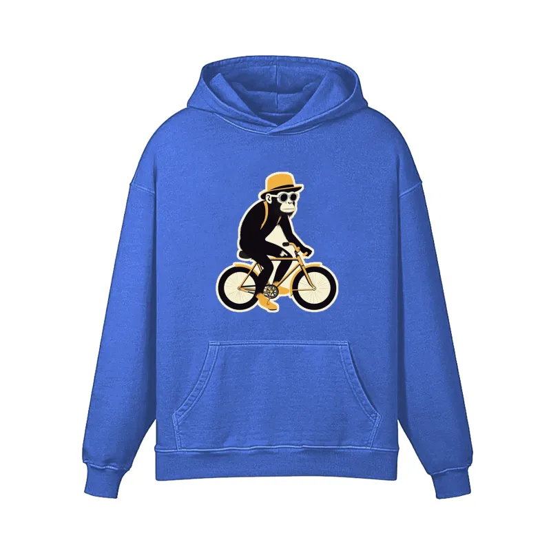 Monkey Illustration On Ride Hoodie sold by RSSC Sports