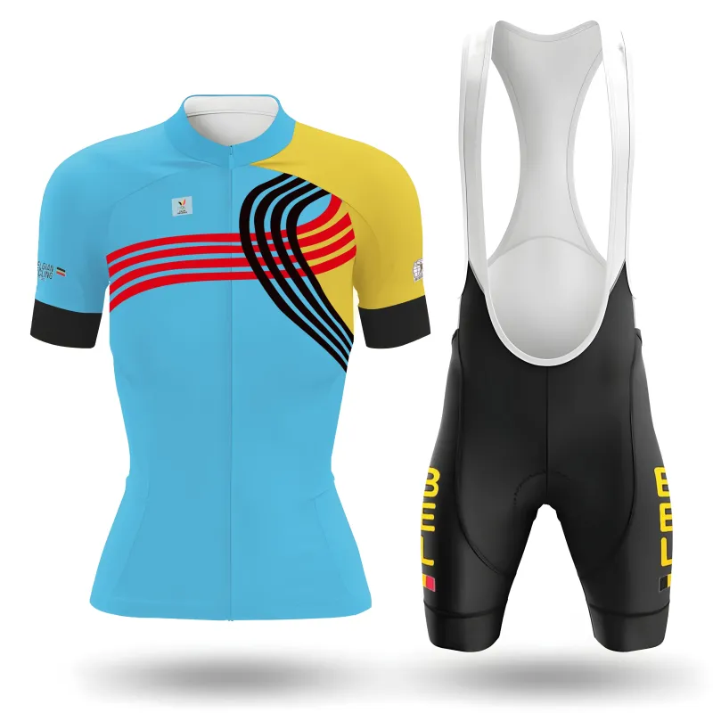 2025 Belgian National Team Cycling Jersey Women's Short Sleeve Cycling Kit sold by RSSC Sports