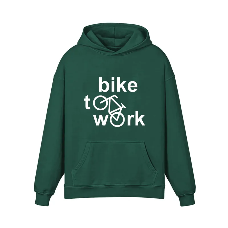 Bike To Work Hoodie sold by RSSC Sports