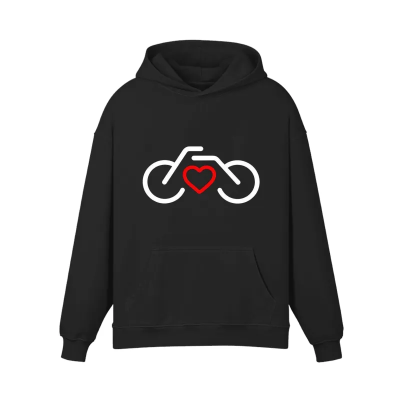 Bicycle Heart Hoodie sold by RSSC Sports