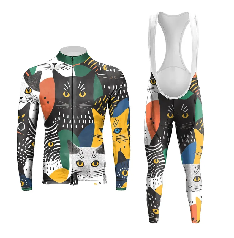A Bunch Of Cats Men's Long Sleeve Cycling Kit sold by RSSC Sports