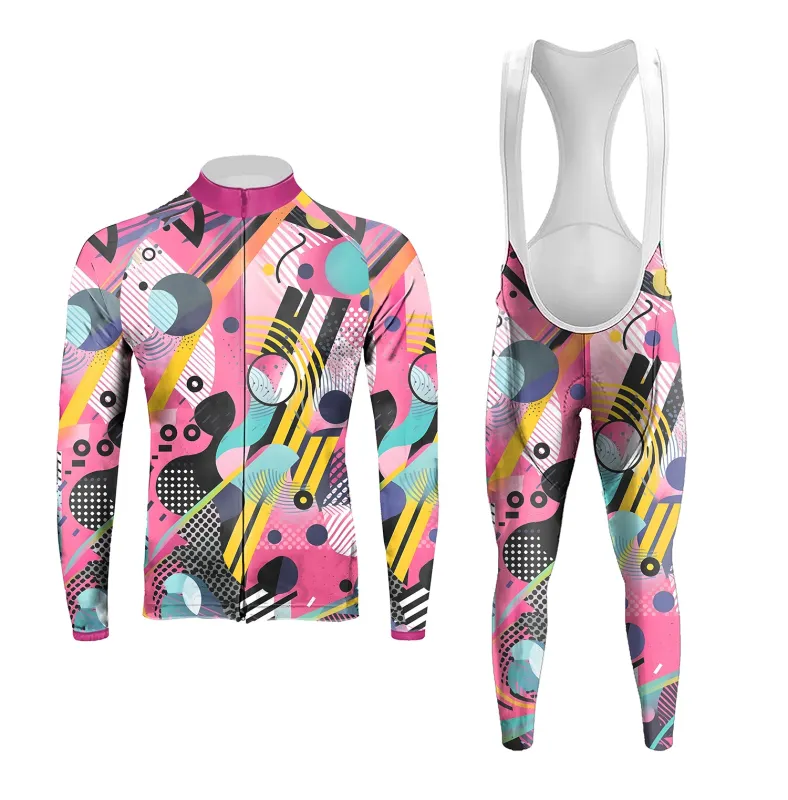 Colorful Men's Long Sleeve Cycling Kit sold by RSSC Sports