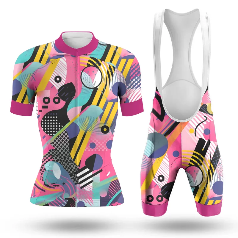 Colorful Women's Short Sleeve Cycling Kit sold by RSSC Sports