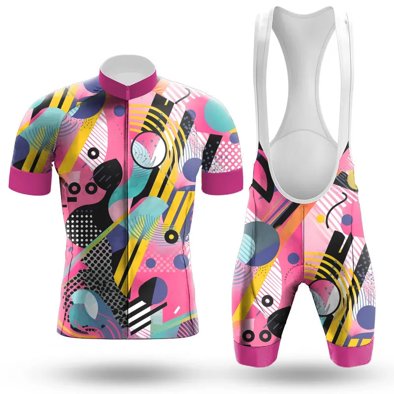 Colorful Men's Cycling Kit made by RSSC Sports