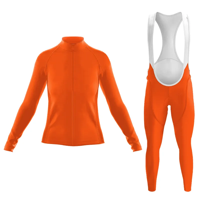 Balenci-YA-GO! Orange Women's Long Sleeve Cycling Kit sold by RSSC Sports