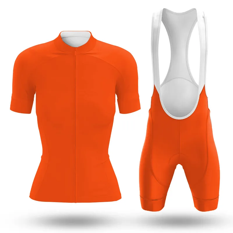 Balenci-YA-GO! Orange Women's Short Sleeve Cycling Kit sold by RSSC Sports