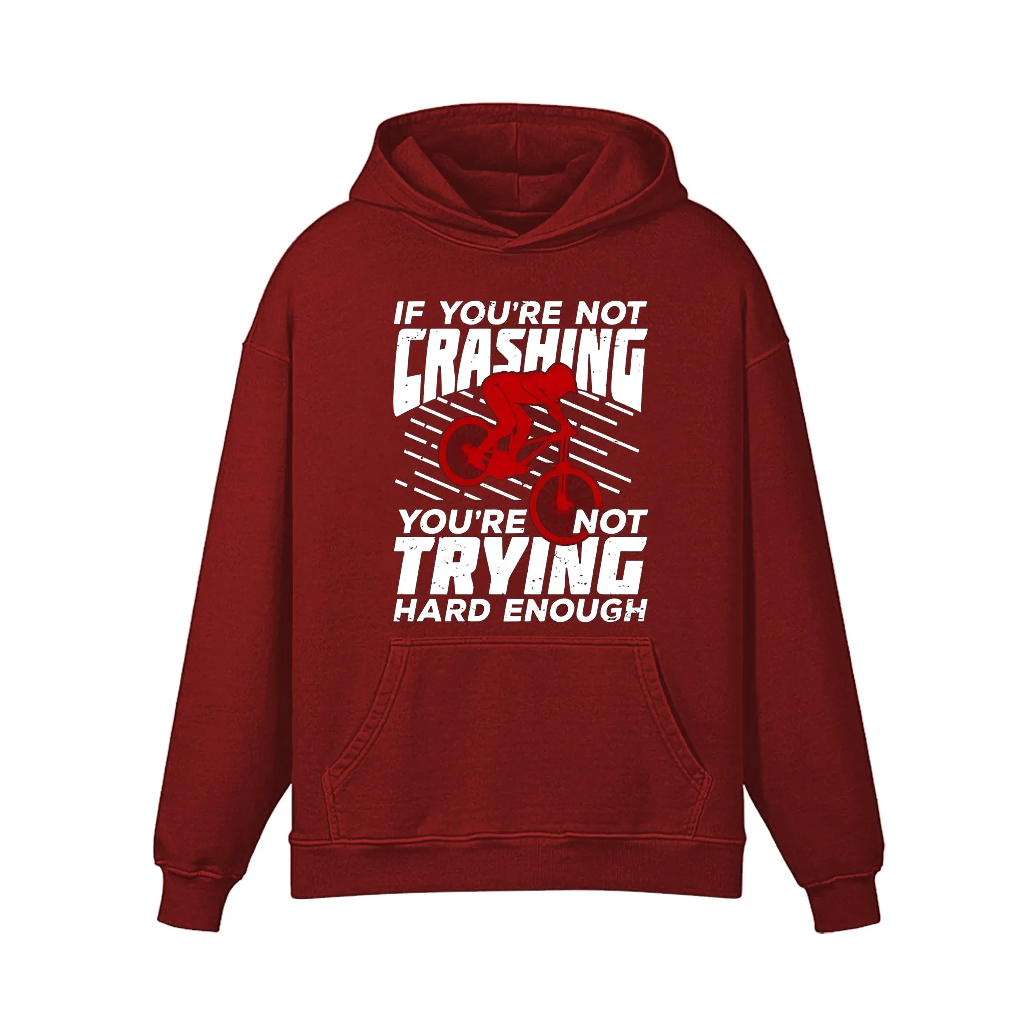 If You're Not Crashing You're Not Trying Hard Enough Hoodie sold by RSSC Sports product image thumbnail 4