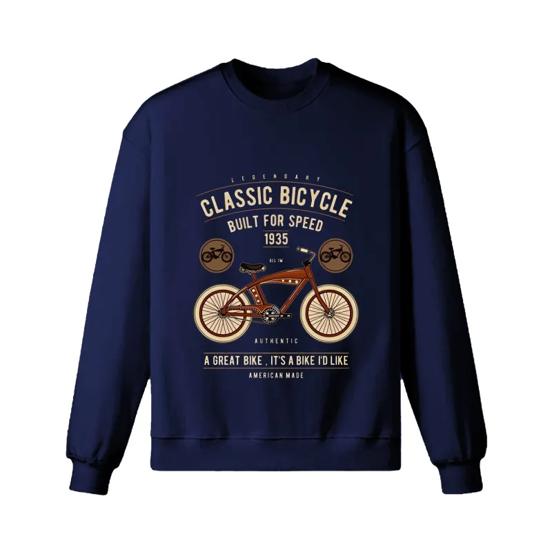 Classic Bicycle Built For Speed Sweatshirt sold by RSSC Sports