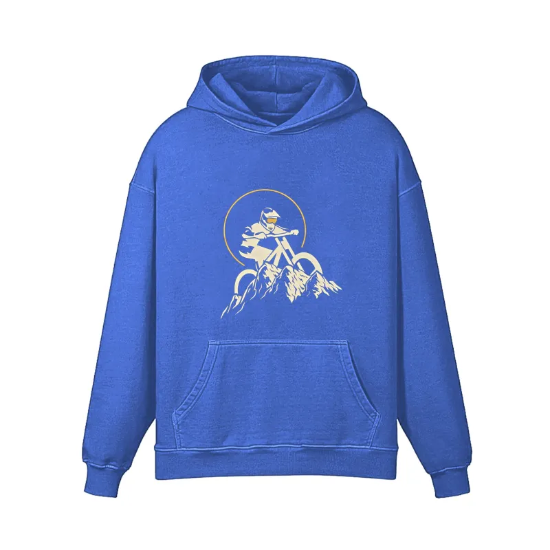 Cycling In The Snowy Mountains Hoodie sold by RSSC Sports