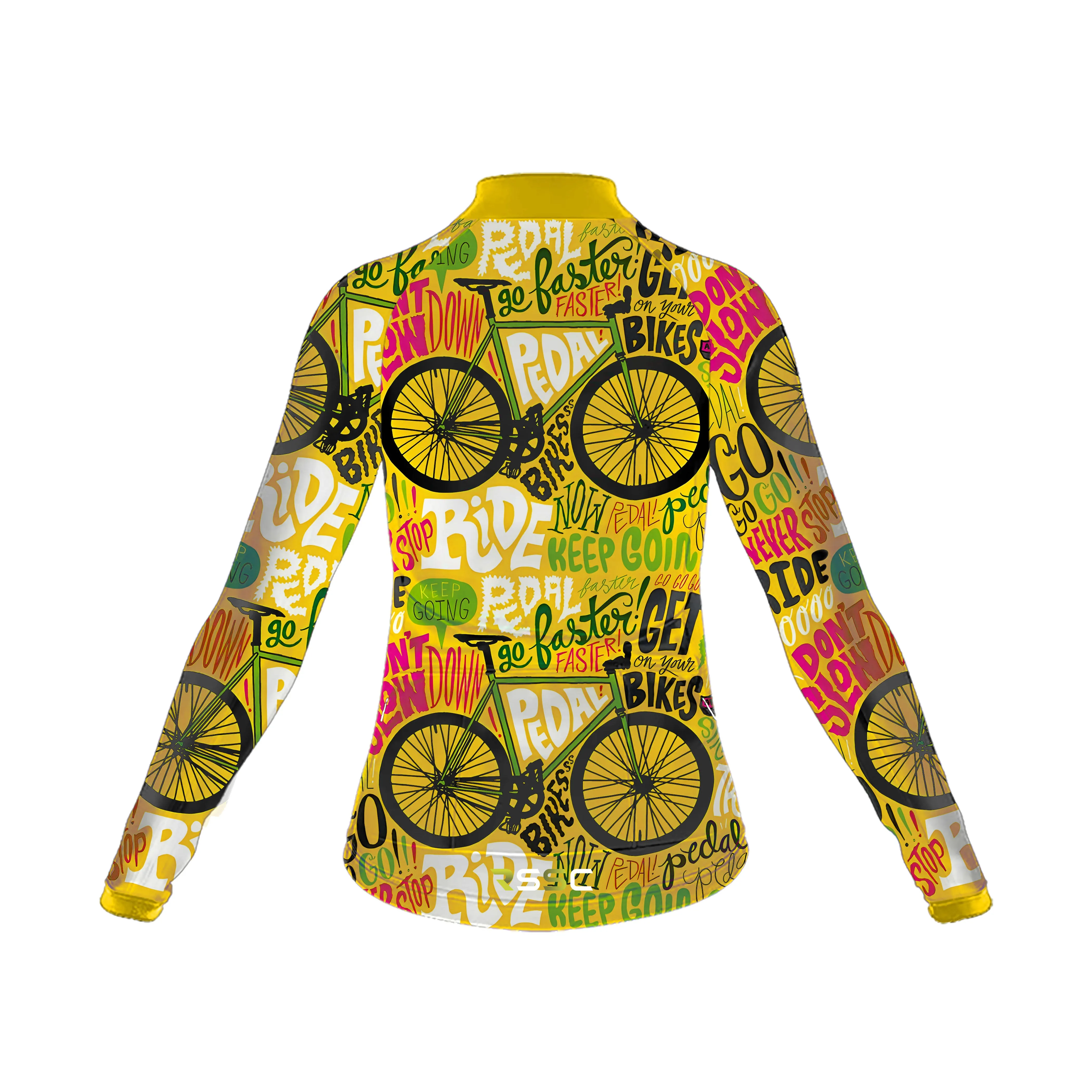 Never Stop Riding Women's Long Sleeve Cycling Kit sold by RSSC Sports product image thumbnail 4