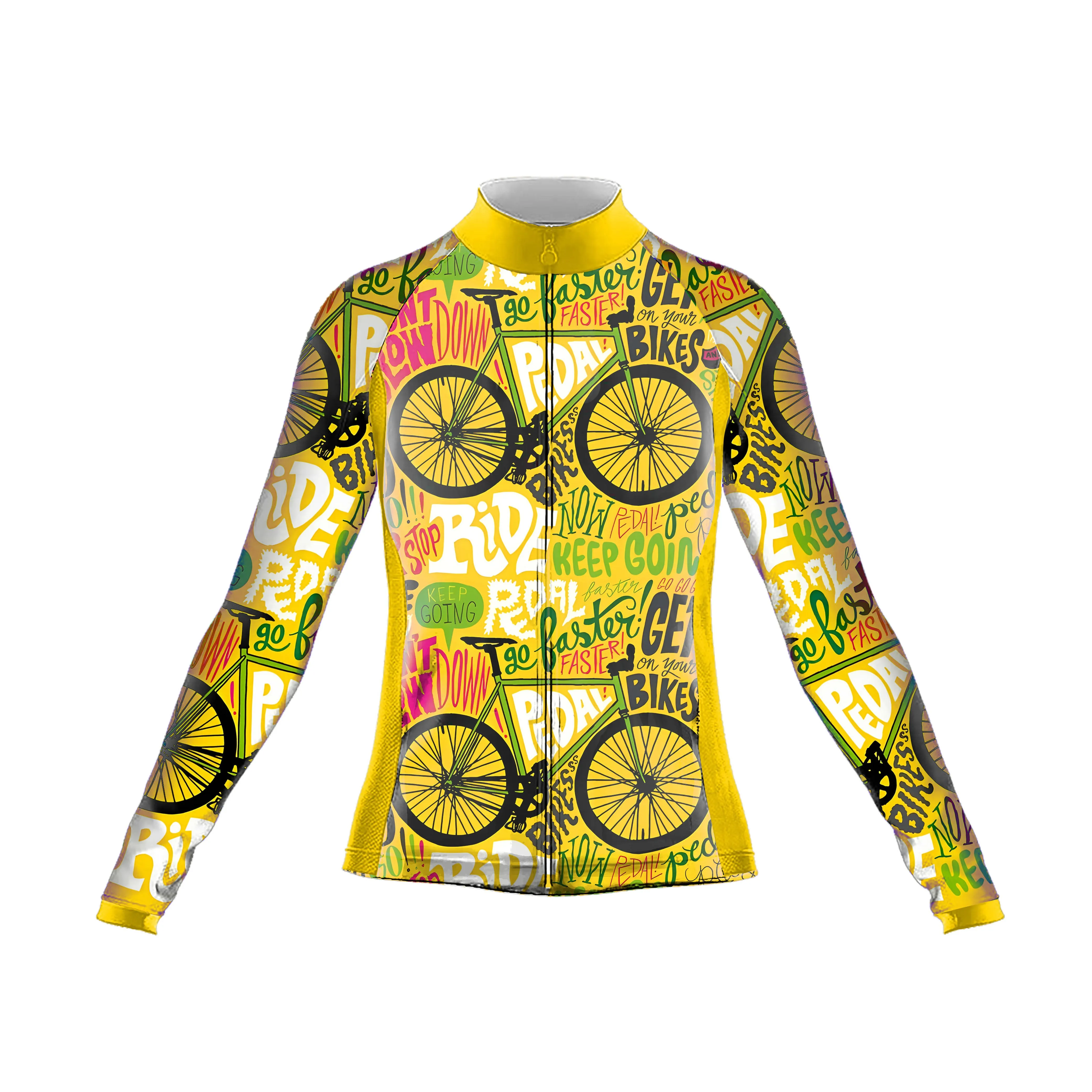 Never Stop Riding Women's Long Sleeve Cycling Kit sold by RSSC Sports product image thumbnail 3