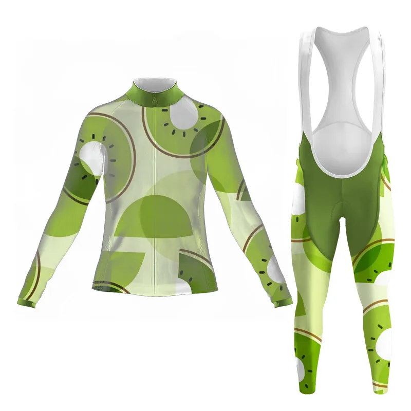 Kiwi Fruit Women's Long Sleeve Cycling Kit sold by RSSC Sports