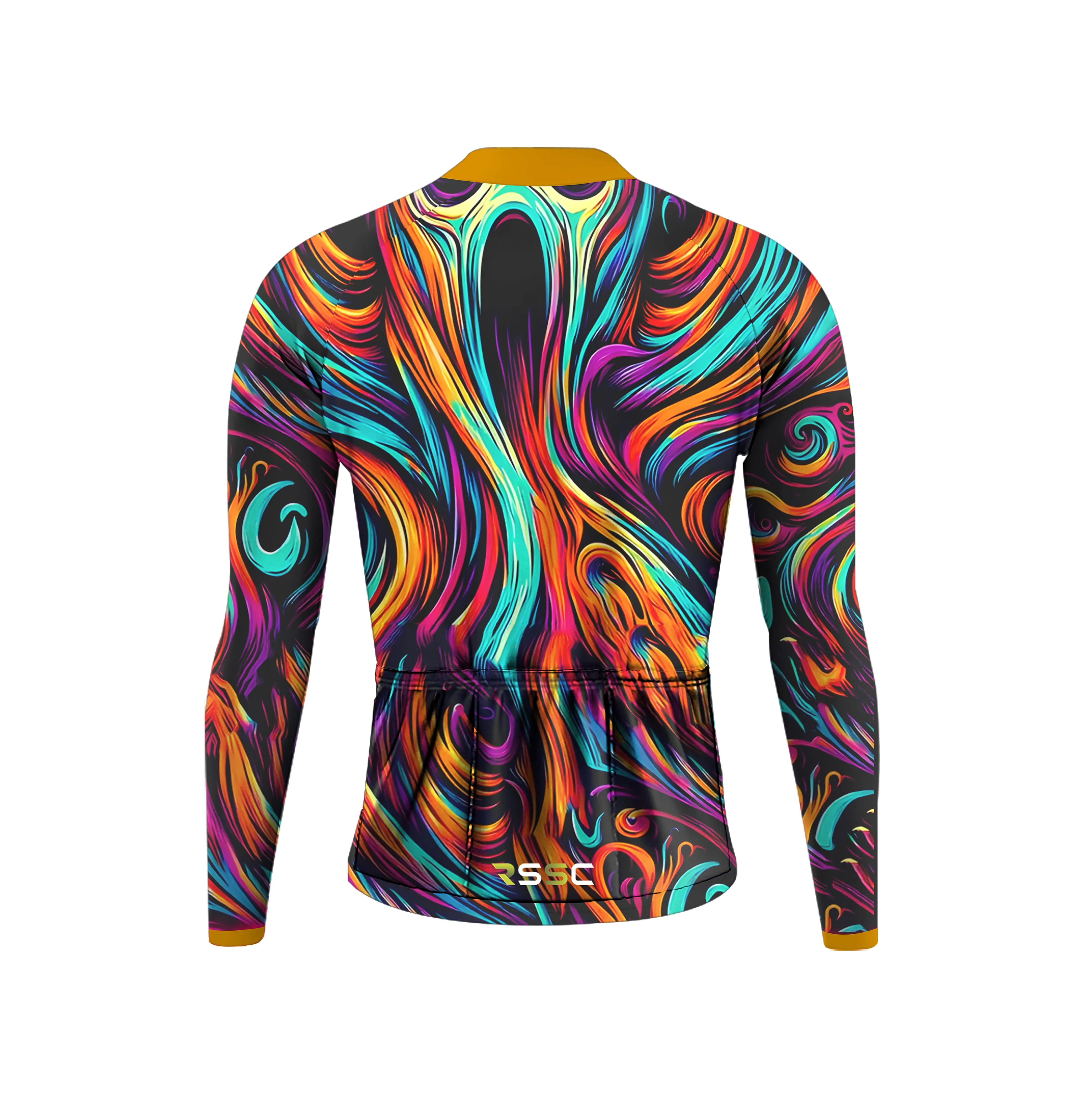 Skull Color Spirit Animal Illustration Men's Long Sleeve Cycling Kit sold by RSSC Sports product image thumbnail 4