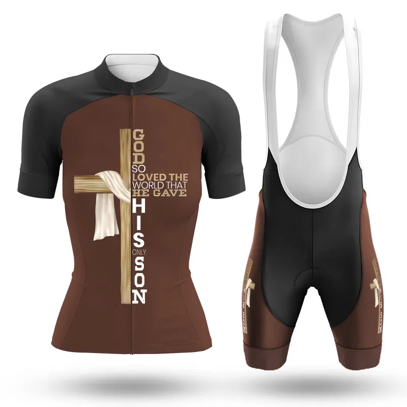 Jesus Cross Women's Short Sleeve Cycling Kit sold by RSSC Sports