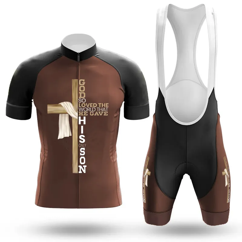 Jesus Cross Men's Cycling Kit made by RSSC Sports