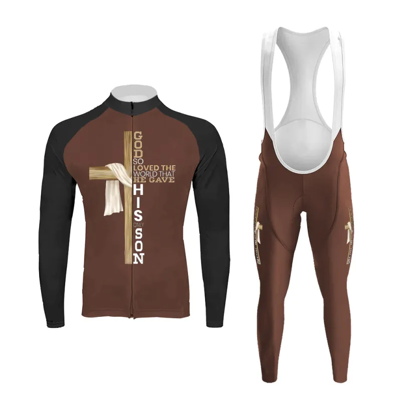 Jesus Cross Men's Long Sleeve Cycling Kit sold by RSSC Sports