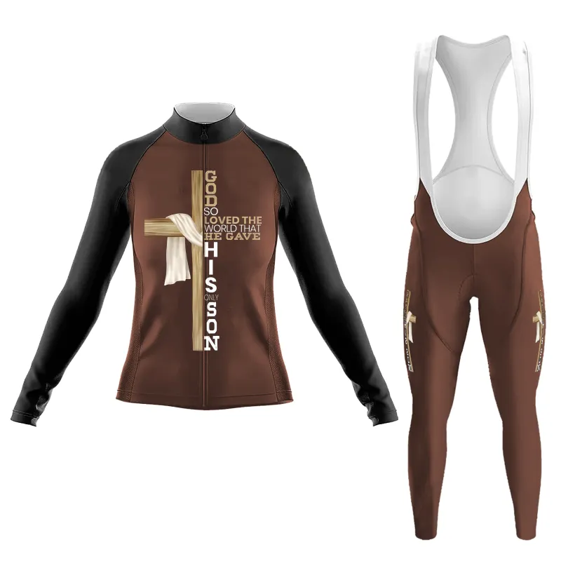Jesus Cross Women's Long Sleeve Cycling Kit sold by RSSC Sports