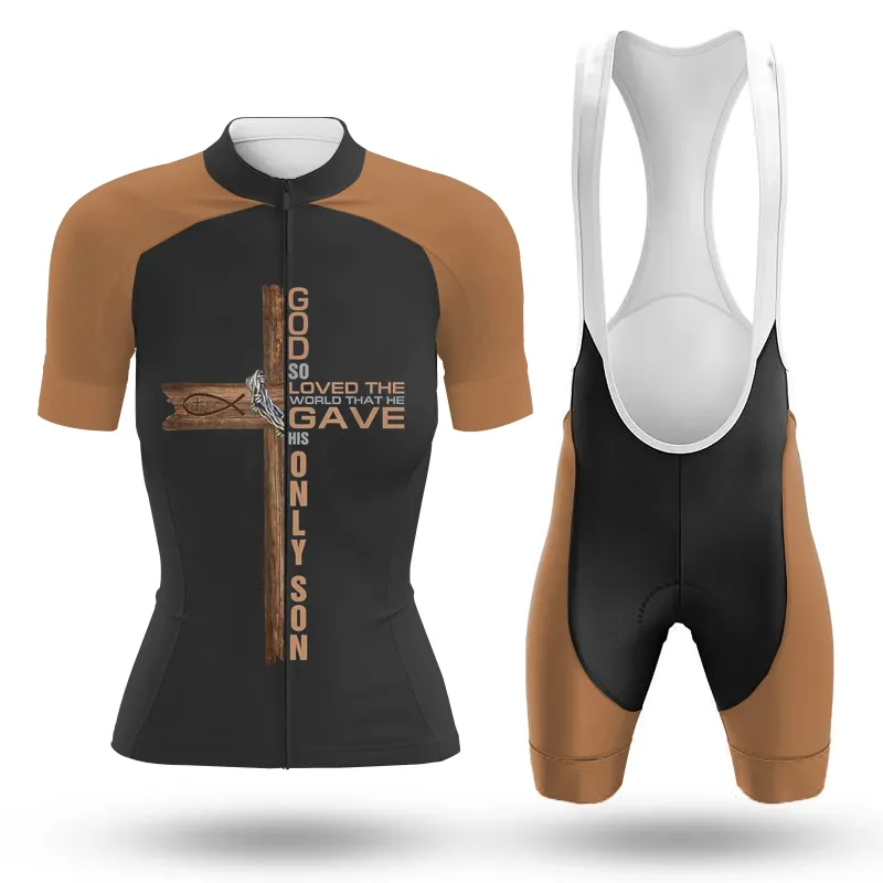 Christian Believer Cross Women's Short Sleeve Cycling Kit sold by RSSC Sports
