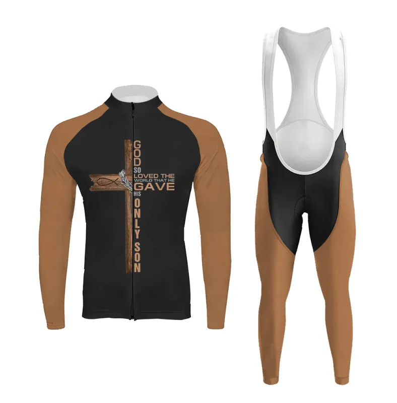Christian Believer Cross Men's Long Sleeve Cycling Kit sold by RSSC Sports