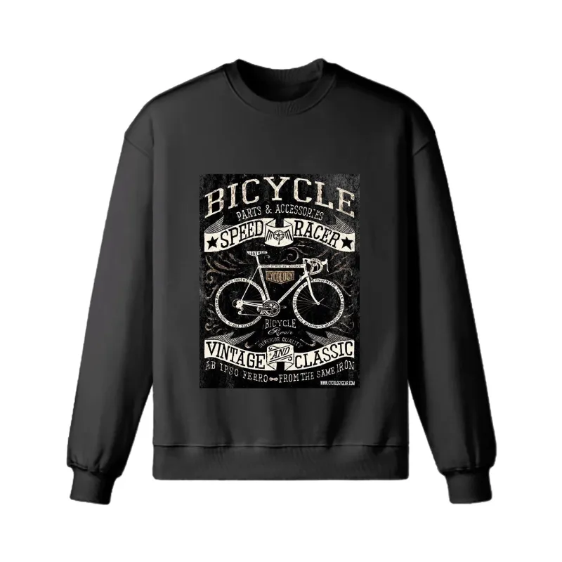 Bicycle Retro Pictures Sweatshirt sold by RSSC Sports