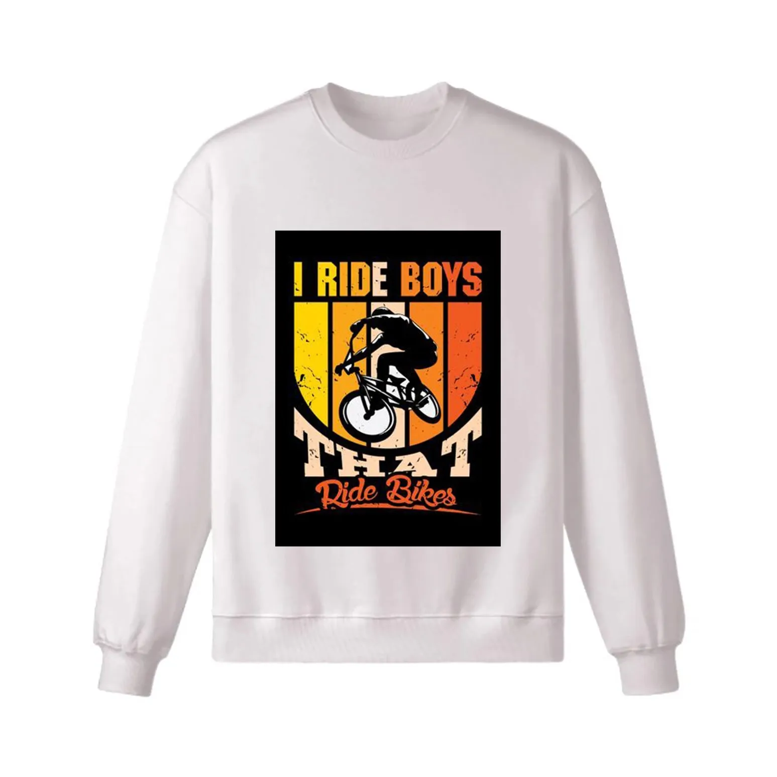 Bmx Biker Sweatshirt sold by RSSC Sports product image thumbnail 3