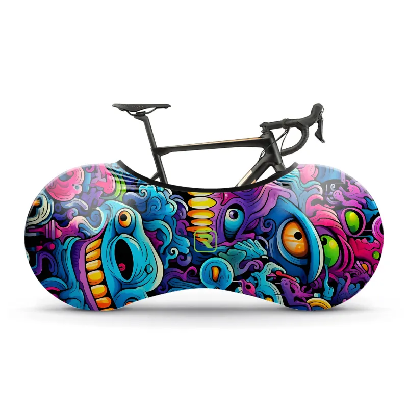 Monsters Art Bicycle Wheels Cover made by RSSC Sports