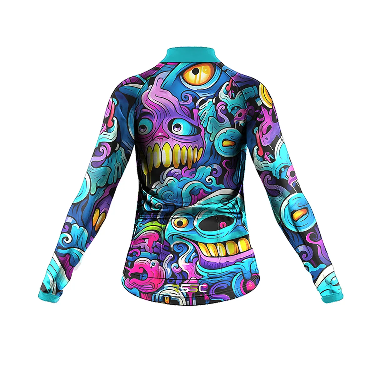 Monsters Art Women's Long Sleeve Cycling Kit sold by RSSC Sports product image thumbnail 4