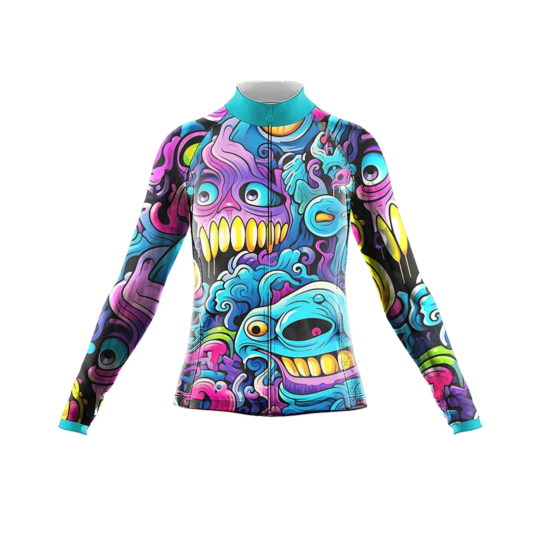 Monsters Art Women's Long Sleeve Cycling Kit sold by RSSC Sports product image thumbnail 3