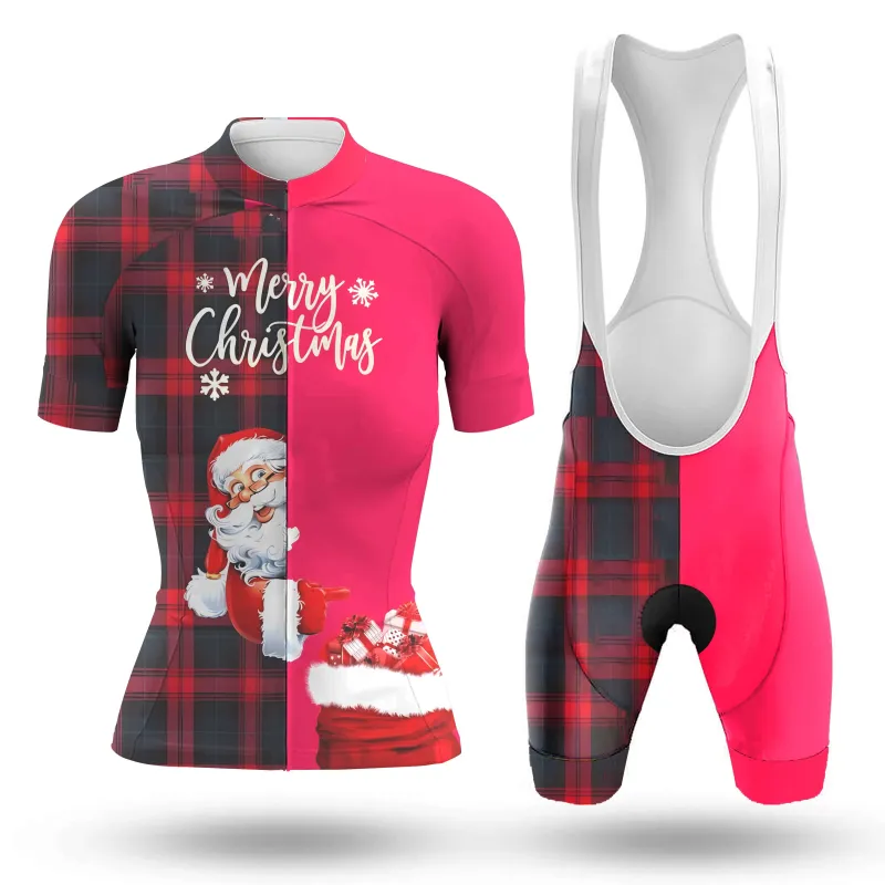 Santa Claus Women's Short Sleeve Cycling Kit sold by RSSC Sports