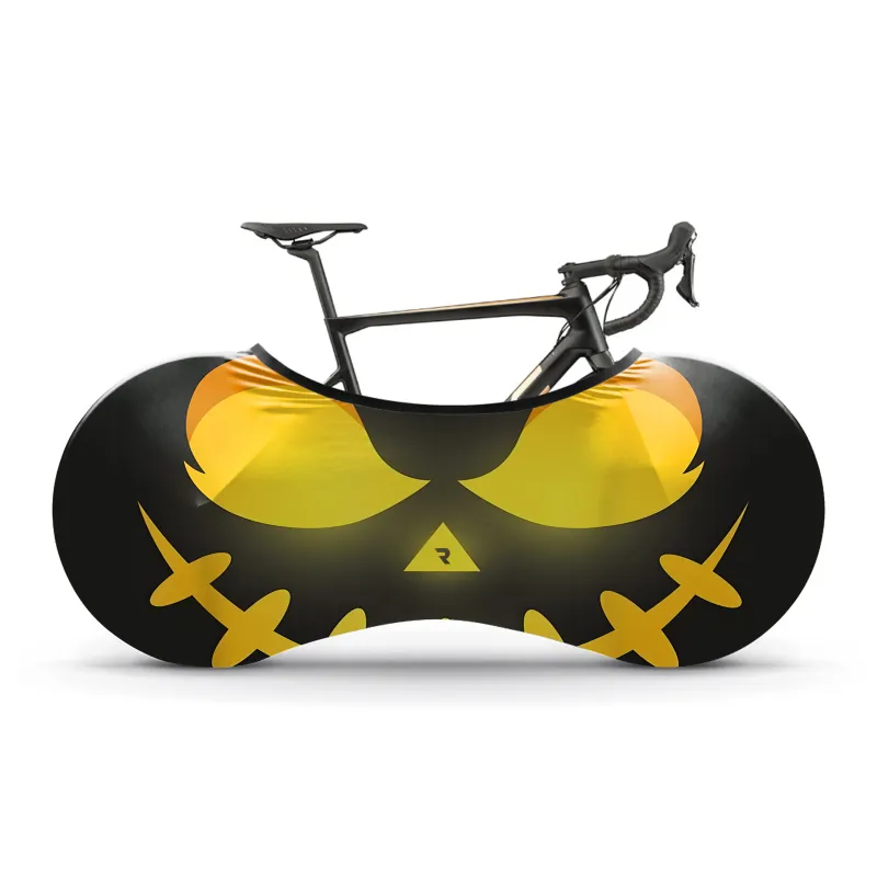 Jack-O-Lantern Bicycle Wheels Cover made by RSSC Sports