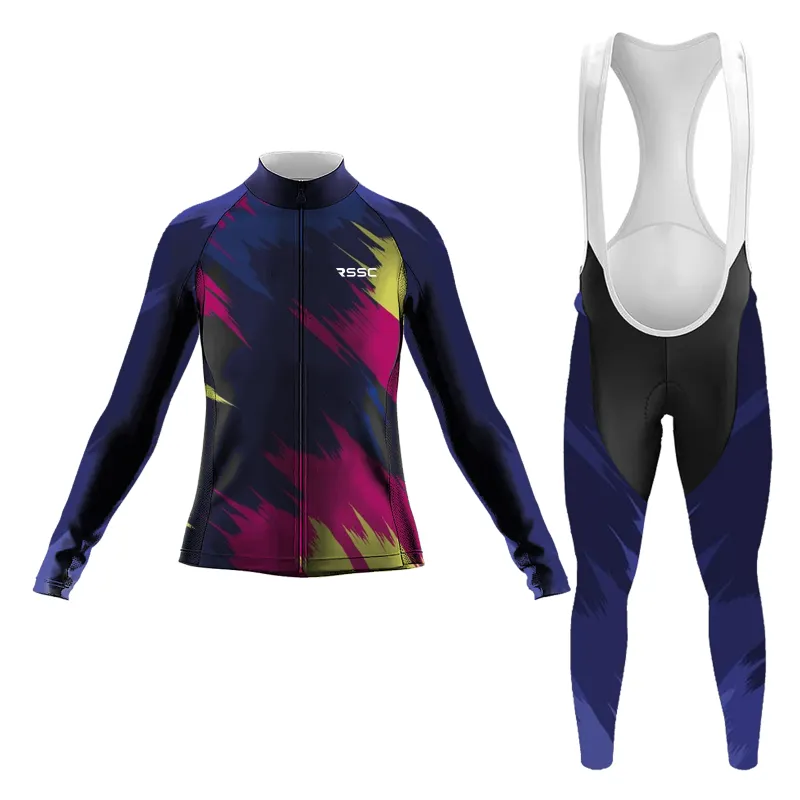 Gradient Color Women's Long Sleeve Cycling Kit sold by RSSC Sports